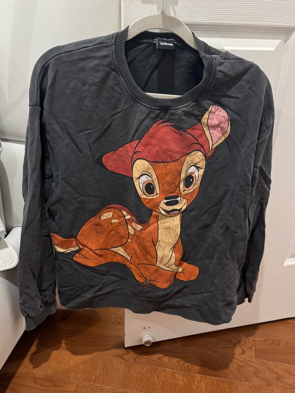 Zara Charcoal Bambi Graphic Sweatshirt